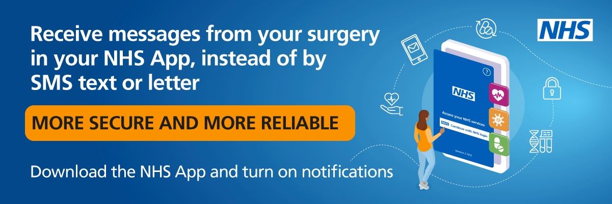 NHS app - turn on notifications